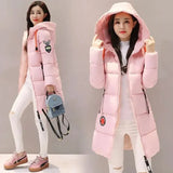 Winter Parkas Jacket Women's Large Size Loose Down Cotton Coats Casual Hooded Cotton-padded Outwear Woman Puffer Parka