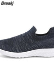 Men Vulcanized Shoes 2023 High Quality Men Sneakers Slip On Flats Shoes Men Loafers Walking Outdoor Casual Shoes Plus Size
