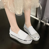 Women Flats Shoes Loafers Shallow Slip on Spring Autumn Fashion Round Toe Platform Sweet Flat Casual Comfortable Shoes