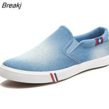 Sneakers Mens Casual Shoes Summer Canvas Shoes Slip on male Flats Breathable Loafers Men Trainers