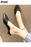 Toe Sandals Black Shoes for Women Buckle Strap All-Match Clear Heels Sexy Beige Velvet Fashion Stiletto Comfort Girls