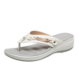 Thick-Soled Wedges Sandals for Women Flip-Flops Beach Shoes Summer Slippers New Lightweight high quality
