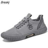 Men Shoes Comfortable All-match Sneakers Men's Summer Breathable Ice Silk Cloth Casual Walking Outdoor Sports Loafers