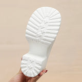 Super High Heels Mary Jane Shoes for Women Patent Leather Chunky Platform Pumps Woman Gothic Buckle Strap Lolita