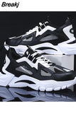 Men Shoes 2023 Trend Platform Sport Dad Fashion Casual Breathable Mesh Tennis Sneakers Student Comfortable