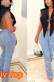 Solid Elegant Two Piece Set Women Outfits Back Hollow Out Lapel Collar Tank Top Shorts Sets Bodycon Tracksuits