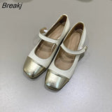 Jane Shoes Flat Shoes for Women 2023 Designer Luxury Elegant Party Sandals Elegant Woman Heels