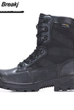 Shoes Waterproof Trekking Men Military Tactical Combat Boots Layer Split-grain Gear Boots Botines Hombre
