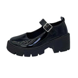 Breakj Back-Bottomed Retro Mary Jane Shoes Women 2025 New Four-Season Fashion Almost Thin Small Leather