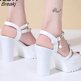 Women Ladies Fashion Crystal Solid Peep Toe Buckle Casual Shoes Sandals sandals high heels women sandals platform high