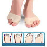 Pads Toe Separator Cushion Pad Big Bone Toe Bunion Straightener Toe Hallux Valgus Bunion Corrector Gel Pads Foot