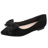 Work Black Work Shoes Pointed Single Shoes 2023 Spring Fairy Style Soft-Soled Flat