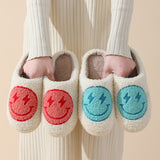 2023 New Cartoon Graphic Warm Indoor Slippers Women Cute Soft Sole Winter Shoes for Home Anti-Slip Thick Plush