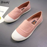 Women's Casual Fashion New Soft Bottom White Shoes Solid Color Shallow Shoes Canvas Shoes Gilrs Sneakers