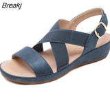 Sandals Women Summer Shoes Soft Holiday Women Beach Sandals Laides Wedges Sandals Plus Size 42