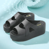 Slippers Female Summer Home with Korean Version of Fashion All High Heels Sandals Wedge