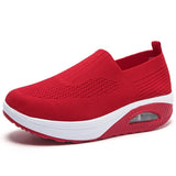 Breakj Breathable Pad Women's Shoes Thick-Soled Sports Casual Shoes Large-Size Flying Shake