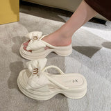 Brand New Flip Flops Summer Fashion Women Shoes Slippers Design Wedge Platform Shoe High Heels 2024 Sexy Slipper