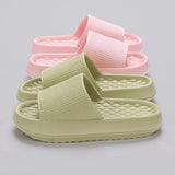 Women's Thick Platform Cloud Slippers Summer Beach EVA Soft Sole Pillow Slides Flip Flops Woman Non Slip Bathroom Home