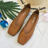 Soft Leather Small Leather Shoes Spring Classic Lightweight Flat Shoes Female Harajuku Students All-match Beanie
