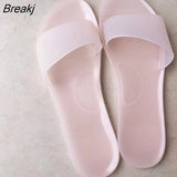 Women 2023 Summer Woman Jelly Shoes Candy colors PVC Flat Sandal Ladies Peep Toe Casual Slides Female Flip Flops