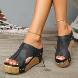 Breakj Slopes And Slippers Women Wear 2025 Summer New Women's Thick Bottom Fish Mouth