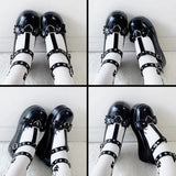 Brand Girls Platform Wedges Angel Bat Marry Janes Pumps Buckle Women's Pumps New INS Cosplay Lolita Japanese Shoes