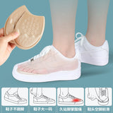 Women Men Pain Relief Forefoot Insert Half Insoles Non-slip Sole Cushion Reduce Size Filler High Heels Pain Relief Shoe