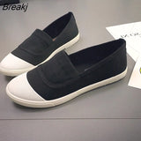Women's Casual Fashion New Soft Bottom White Shoes Solid Color Shallow Shoes Canvas Shoes Gilrs Sneakers