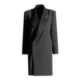 Designing Small Suit Woman 2025 New Collar Collar Drilled Two Buckle Temperament Solid Color Suit