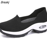 Summer Sneakers Ladies Ladies Lightweight Sneakers Ladies Breathable Mesh Casual Flat Shoes Ladies Loafers
