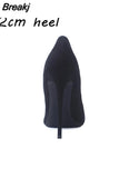 brand 12cm high heel pointed toe sexy stiletto shoe plus big size 10cm 8cm party dating classic woman pumps RM007