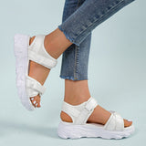 Summer Women Platform Sandals Casual Thick Bottom Non Slip Beach Shoes Woman Open Toe Comfortable Sports Sandals Plus