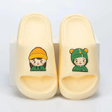 Platform House Slippers Women 2024 Summer Kawaii Non Slip Bathroom Flip Flops Woman Eva Soft Thick Bottom Slides