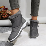 Down Waterproof Snow Boots for Women 2023 Winter Thick Plush Platform Ankle Boots Woman Comfortable Non Slip Cotton