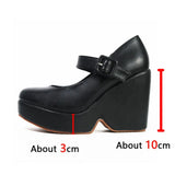 New Platform Pumps Woman Mary Janes Shoes 2023 Spring High Platform Sweet Comfy Office Lady Woman Pumps Shoes Big Size