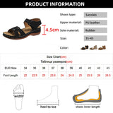 Wedge Sandals for Women Summer 2023 Casual Non Slip Walking Shoes Woman Comfortbale Platform Beach Sandalias