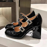 High Heels Shoes Sweet Elegant Mary Jane Shoes Women 2024 New Spring Sexy Dress Party Pumps Women's Shallow Lolita