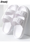 Bathroom Slippers Summer Indoor Eva Slides Home Sandals Slippers Men Women Non-Slip Household Family Bath Shoes