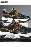Fashion Breathable Mesh Casual Shoes Men Sneakers Spring Lace Up Platform Men's New Vulcanized Chaussure