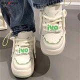 Casual Platform Sneakers Women's Sports Shoes Chunky Vintage Tennis Female Flats Kawaii Vulcanize Harajuku Footwear