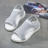 Women's Sandals Summer Wedges Footwear Platform Sandals Women Female Comfort Slip on Peep Toe Ladies Sandals Zapatillas