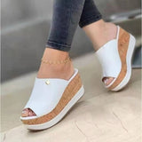 Summer Wedges Slippers Women Sandals Fashion Platform Slippers Outdoor Casual High Heels Women Slipper Sandalias De