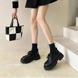 Hot Sale Shoes for Women Mary Janes Women's High Heels Fashion Lace Up Casual Boots Women New Round Toe Platform