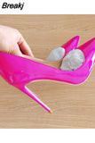 Rose dress pumps sexy pointed toe 12cm thin high heel party nightclub energy gorgeous 10cm 8cm lady shoes QP058