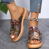 Women Sandals 2022 Ladies Summer Slippers Women High Heels Sandals Fashion Riveting Summer Shoes Women Zapatos De Mujer