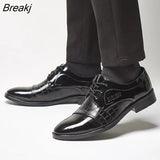Shoes Men 2023 Autumn Men Shoes Low-top Solid Wedding Shoes Color Fashion Oxford Pointed Office