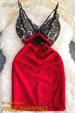 V-neck Spaghetti Strap Bodycon Mini Dress Elegant Floral Lace Patchwork Hollow Out Slim High Waist Club Party Dress