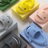 Summer Shark Slippers Women Indoor Home Couple Kids Slipper Cute EVA Soft Anti-skid Funny Sandals Sandalias De