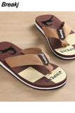 Men's Summer Flip-flops Slippers Beach Sandals Indoor&Outdoor Casual Shoes Sandals Men Sapato Masculino Men
